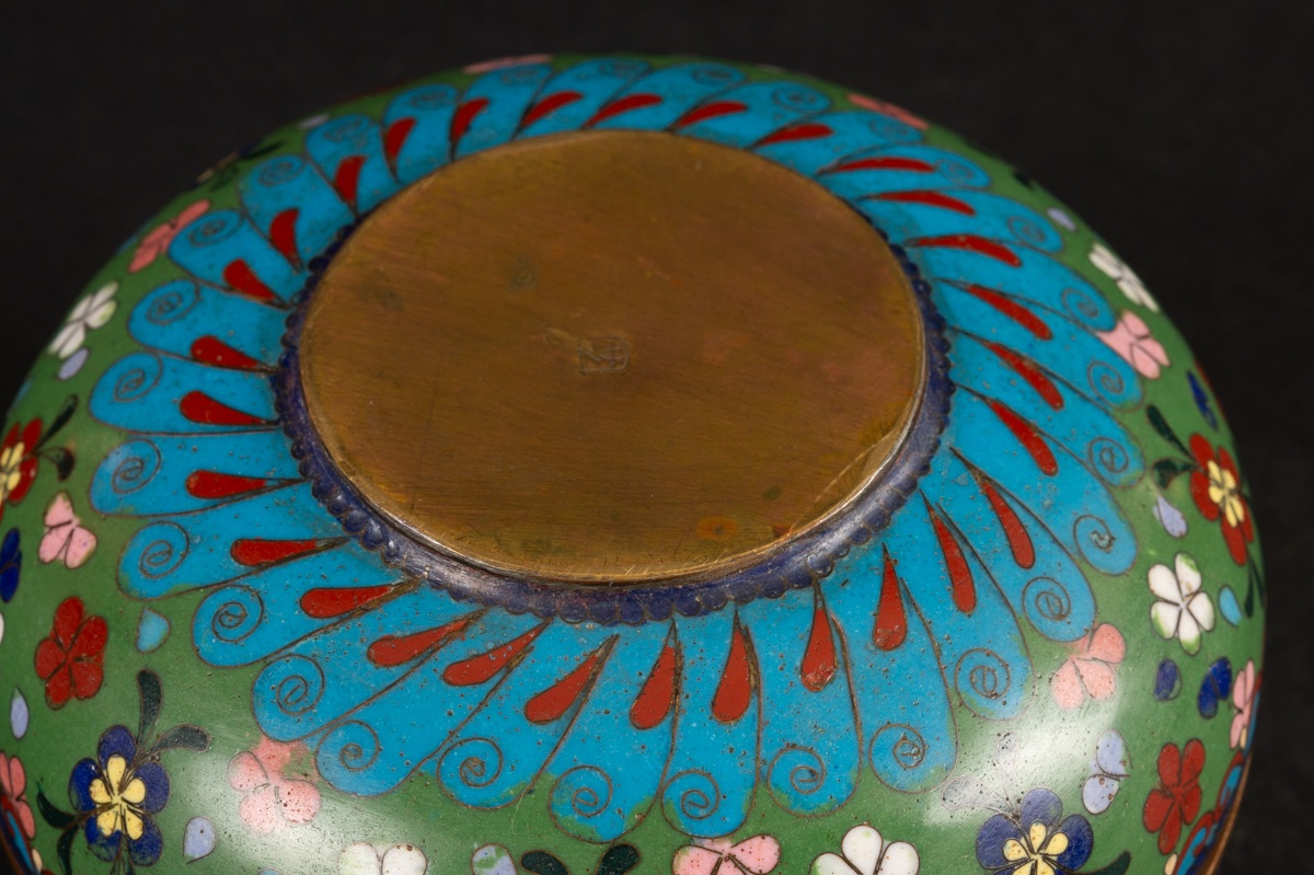 Box, Cloisonné, Signed, Japan, Meiji Period (1868-1912).-photo-7