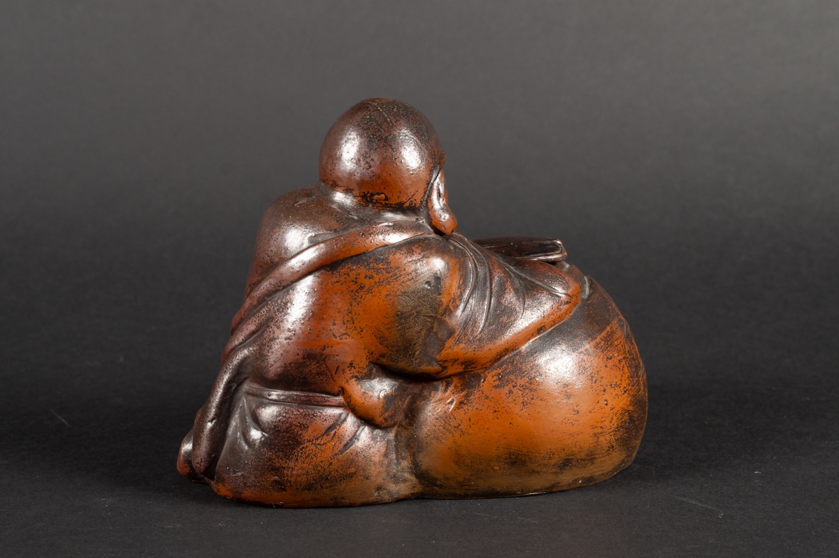 Hotei, Bizen, grès, Japon, XIXe-XXe siècles   -photo-3