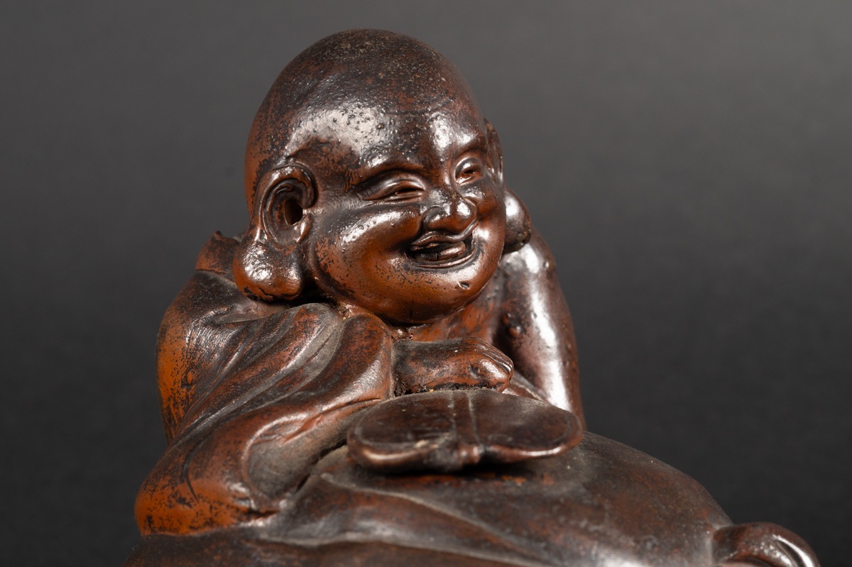 Hotei, Bizen, grès, Japon, XIXe-XXe siècles   -photo-4