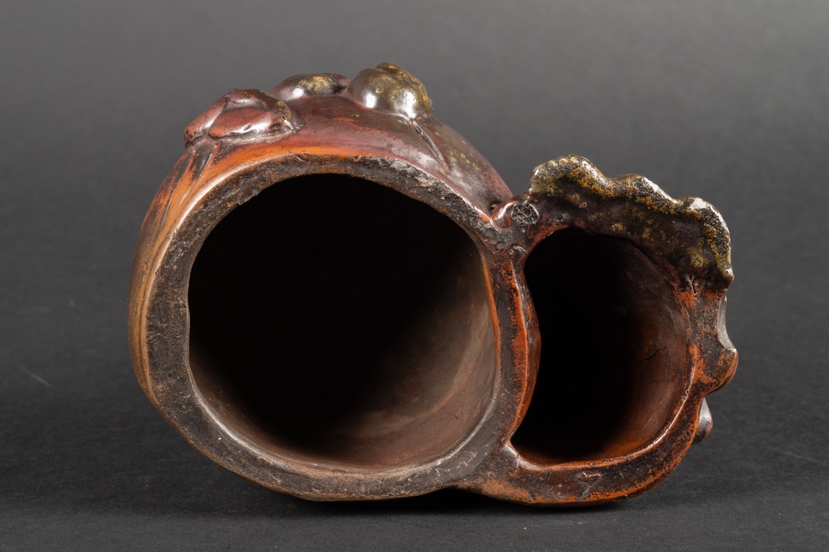 Hotei, Bizen, grès, Japon, XIXe-XXe siècles   -photo-6