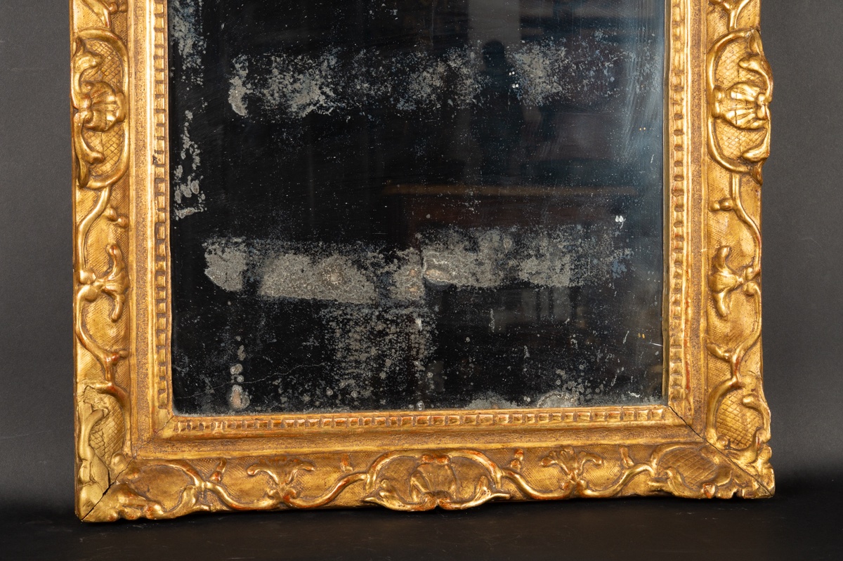 Mirror, Regency, Gilded Wood, France, 1715-1740-photo-3