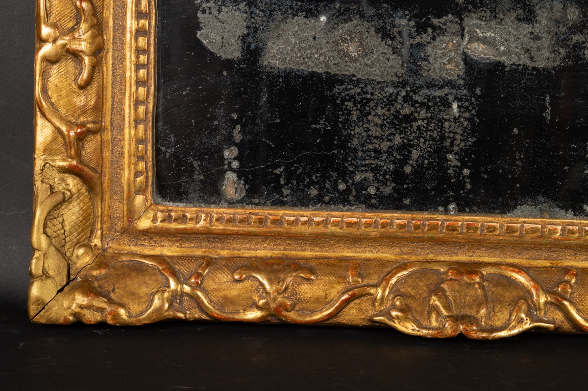 Mirror, Regency, Gilded Wood, France, 1715-1740-photo-4