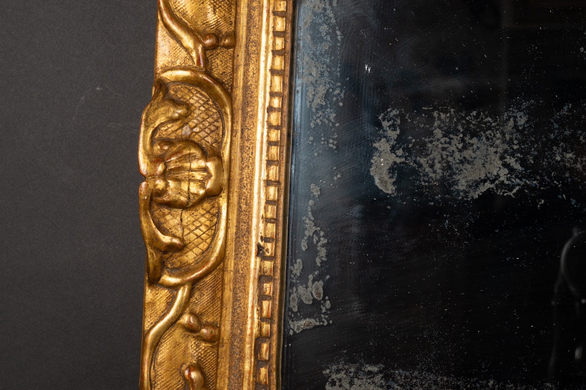 Mirror, Regency, Gilded Wood, France, 1715-1740-photo-6
