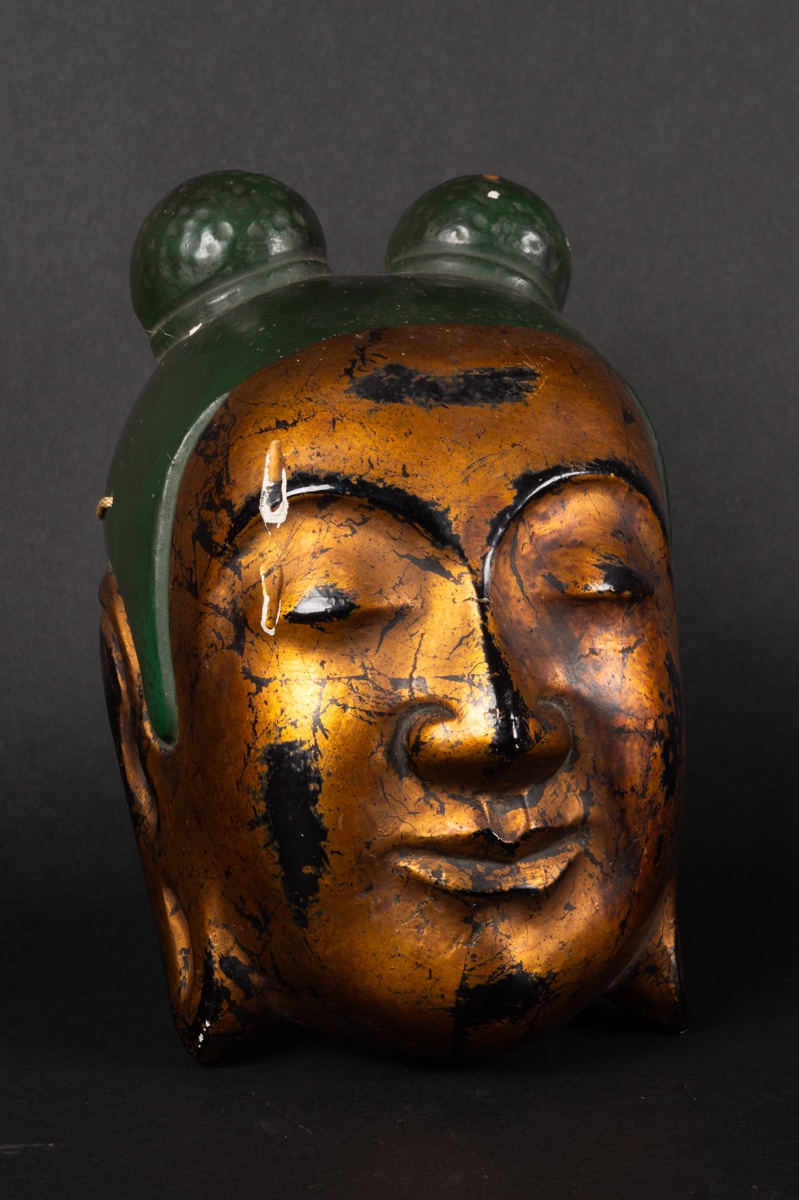 Masque de Miroku Bosatsu, Japon, XIXe-XXe siècles  -photo-3