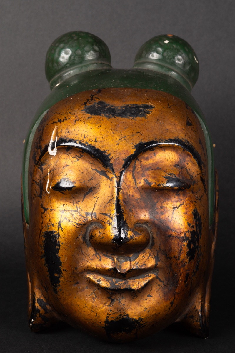 Masque de Miroku Bosatsu, Japon, XIXe-XXe siècles  -photo-1