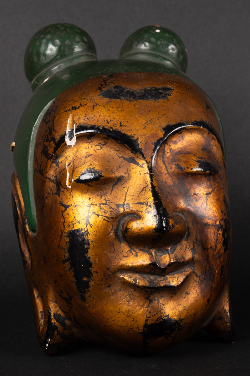 Masque de Miroku Bosatsu, Japon, XIXe-XXe siècles  -photo-2