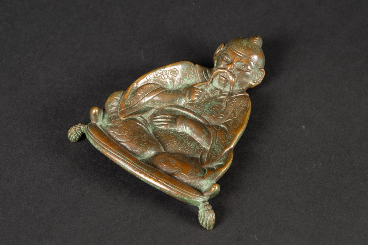 Business Card Holder, Chinoiserie, Bronze, 19th Century.  -photo-2