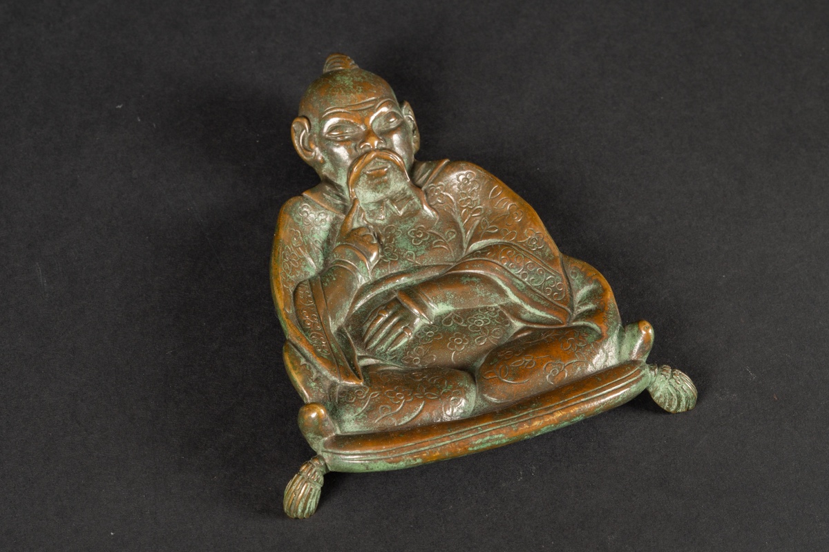 Business Card Holder, Chinoiserie, Bronze, 19th Century.  