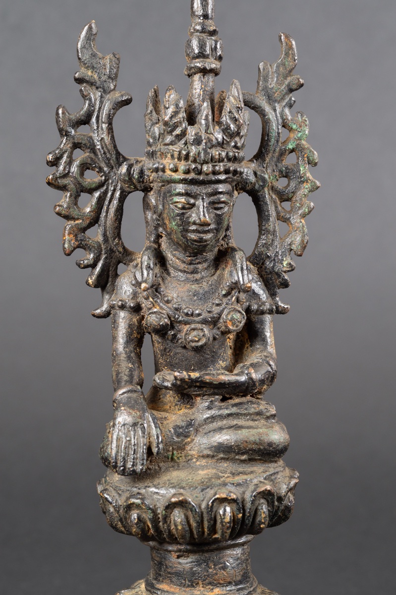 Jambupati Buddha, Bronze, Shan, Burma, 19th Century.  -photo-1