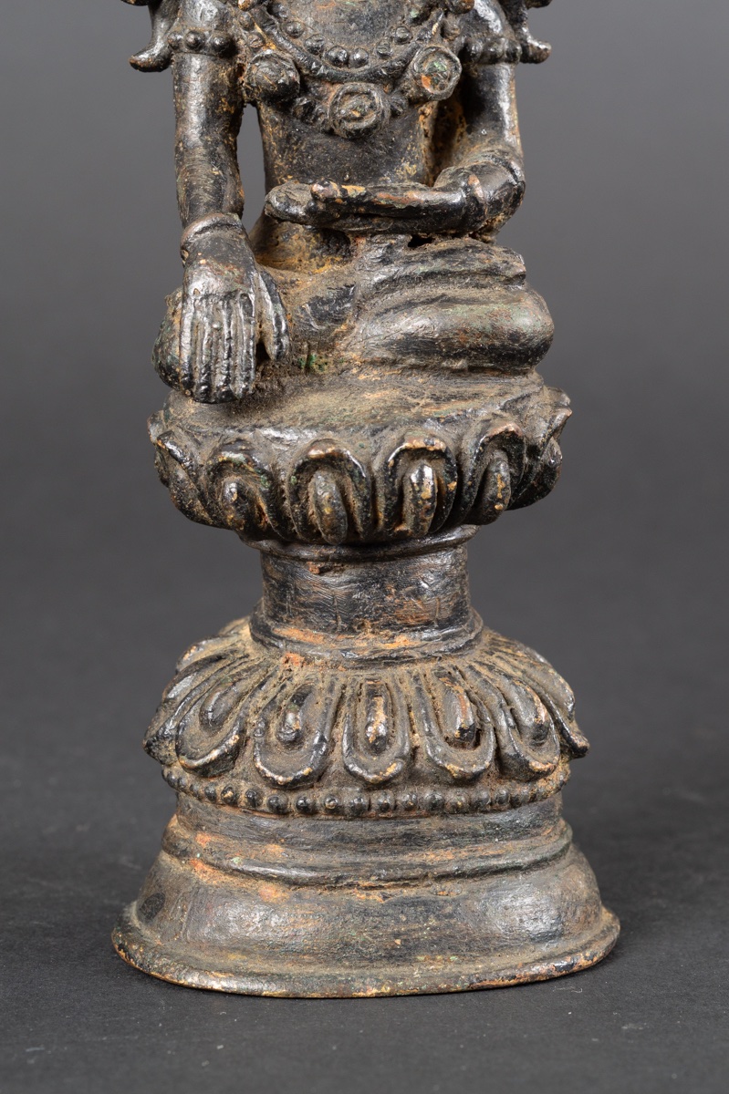 Jambupati Buddha, Bronze, Shan, Burma, 19th Century.  -photo-3