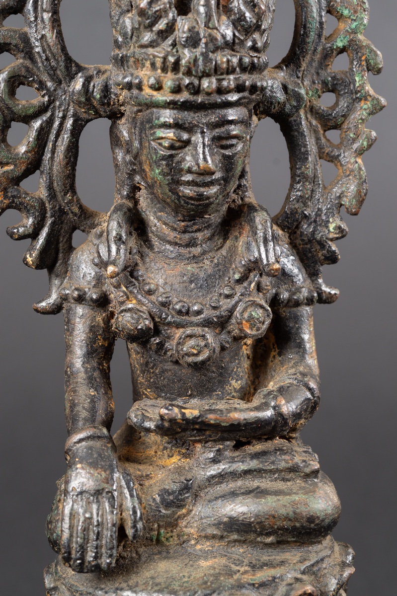 Jambupati Buddha, Bronze, Shan, Burma, 19th Century.  -photo-4