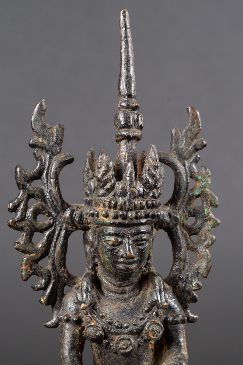 Jambupati Buddha, Bronze, Shan, Burma, 19th Century.  -photo-5