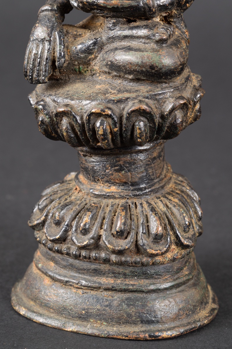 Jambupati Buddha, Bronze, Shan, Burma, 19th Century.  -photo-6