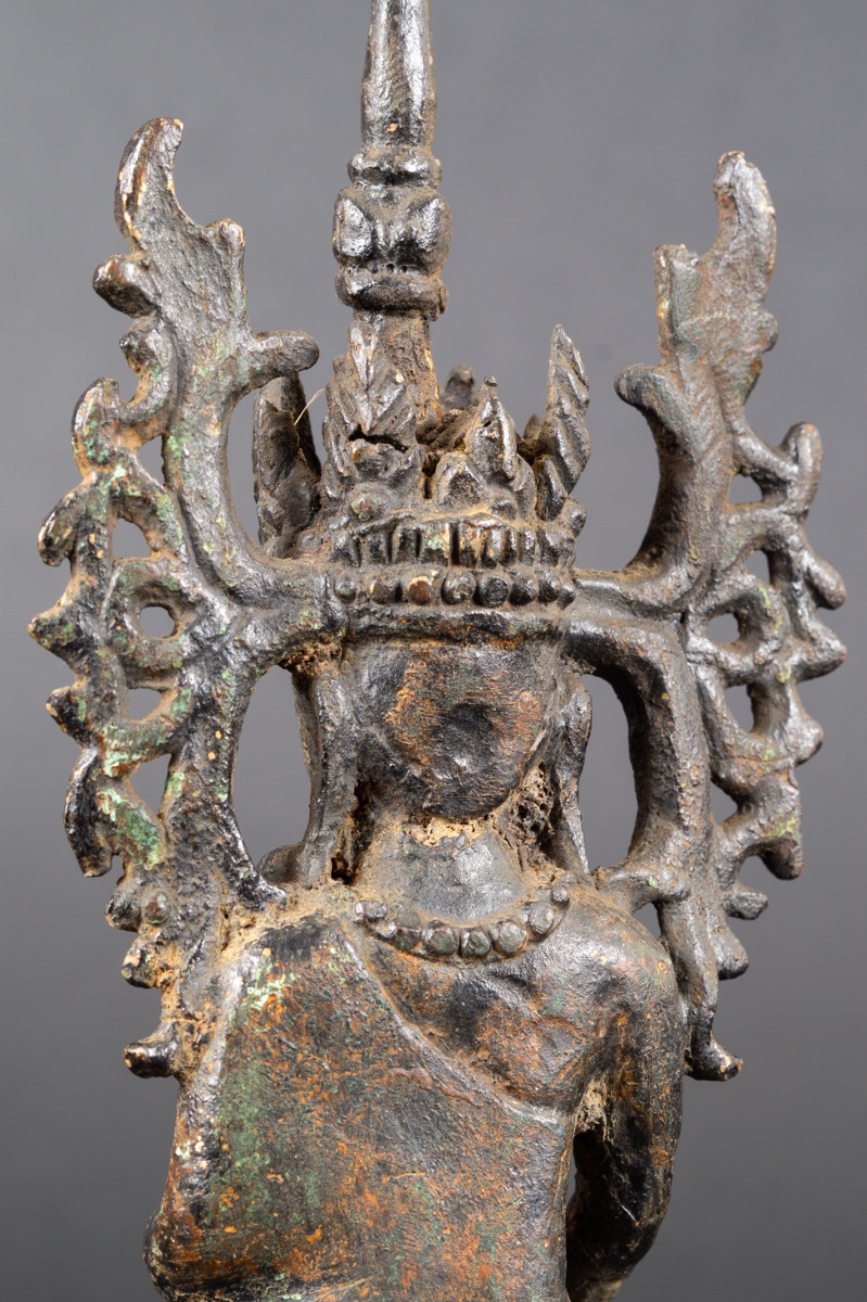 Jambupati Buddha, Bronze, Shan, Burma, 19th Century.  -photo-7