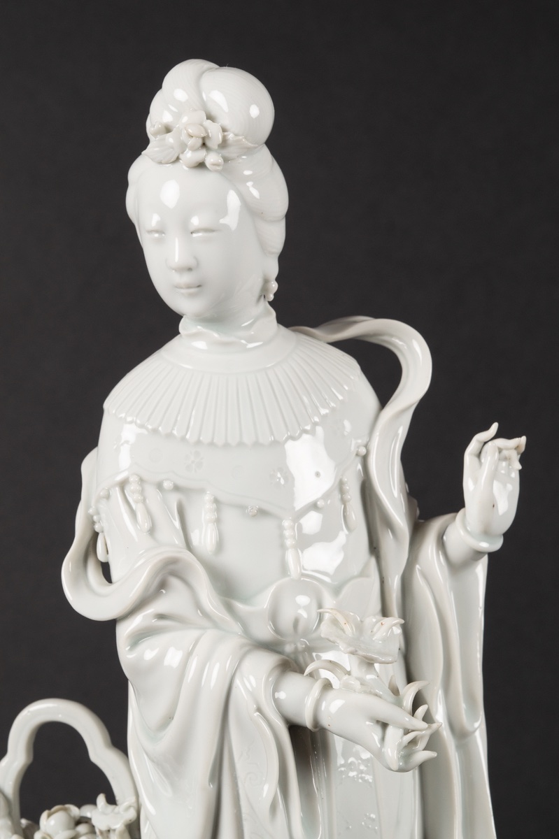 Magu With A Deer, China, Qing Dynasty, 19th-20th Century.  -photo-3