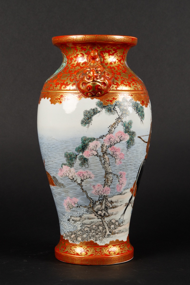 Vase avec samouraïs, Setsuzan, Kutani, Japon, époque Meiji (1868-1912). -photo-2