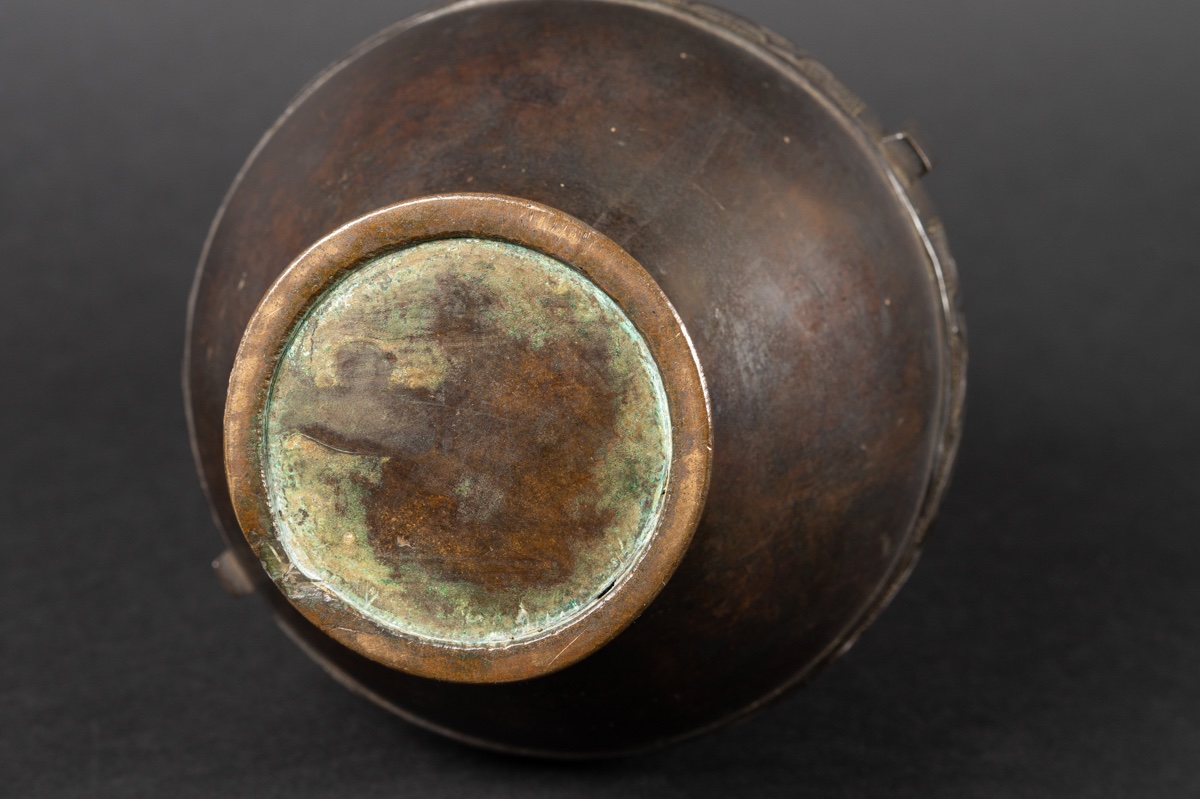 Vase archaïque à anses, Chine, dynastie Qing, XVIIIe-XIXe siècle. -photo-8