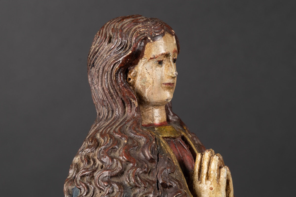 Notre-Dame de l'Immaculée Conception, bois polychrome, Espagne, baroque, XVIIIe siècle.   -photo-7