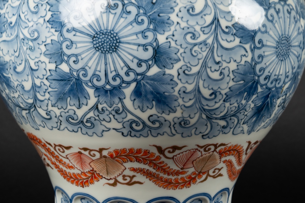 Vase With Phoenixes, Yamamoto, Arita - Imari, Japan, Meiji Period (1868-1912).-photo-7