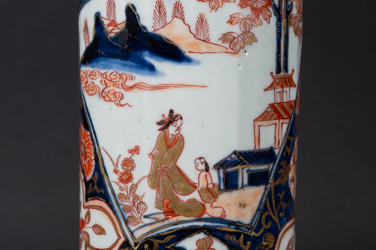 Vase With Gilt Bronze Mounting, Arita - Imari, Japan, 17th - 18th Century.-photo-5