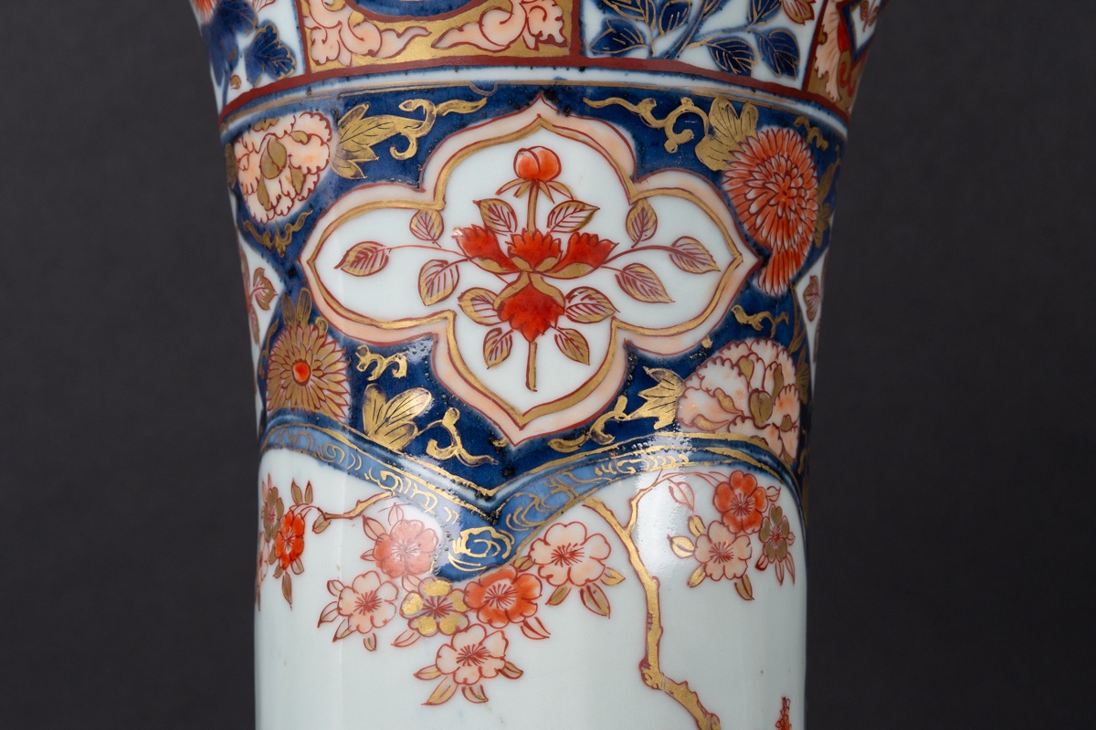 Vase With Gilt Bronze Mounting, Arita - Imari, Japan, 17th - 18th Century.-photo-6