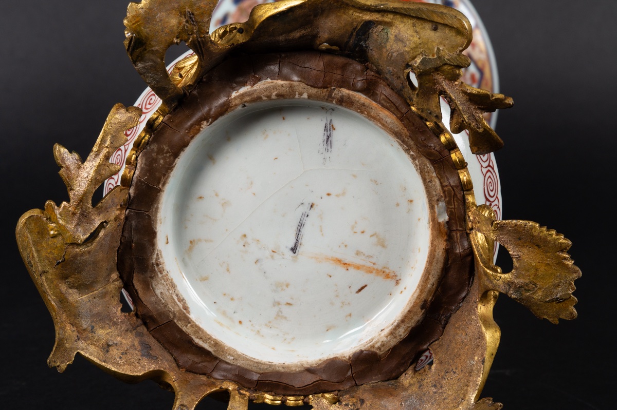 Vase With Gilt Bronze Mounting, Arita - Imari, Japan, 17th - 18th Century.-photo-8