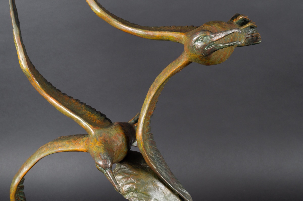 Paire de mouettes, Rulas, Art déco, années 1920-1930.-photo-2