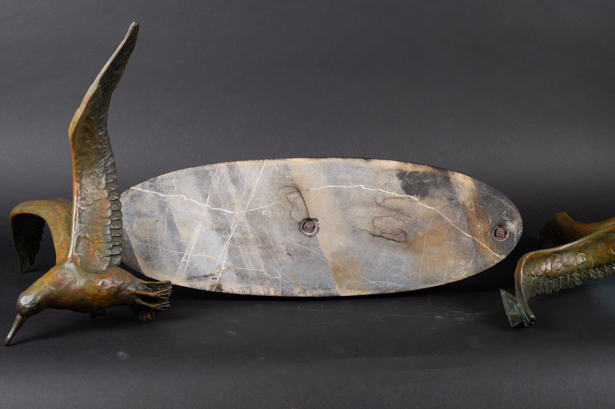 Paire de mouettes, Rulas, Art déco, années 1920-1930.-photo-7
