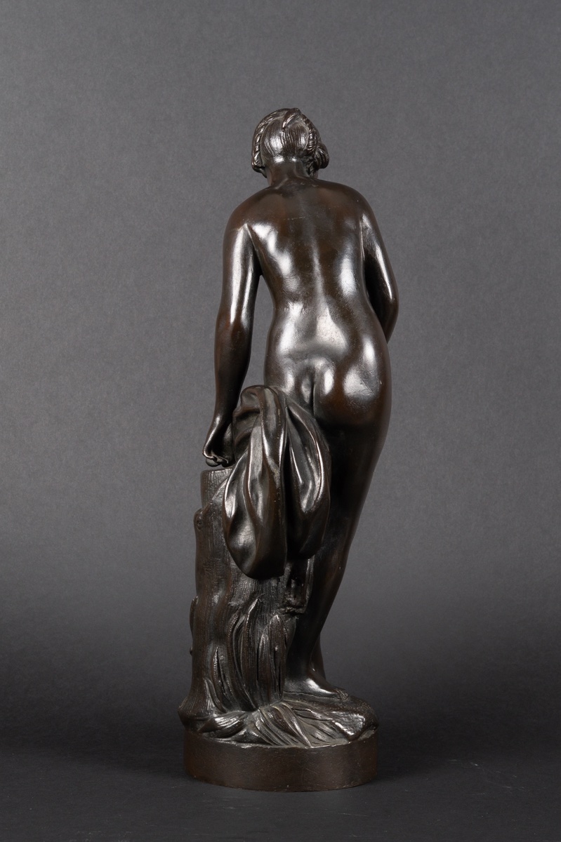 Baigneuse, d'après E. M. Falconet (1719-1791), bronze, France, XIXe siècle -photo-4