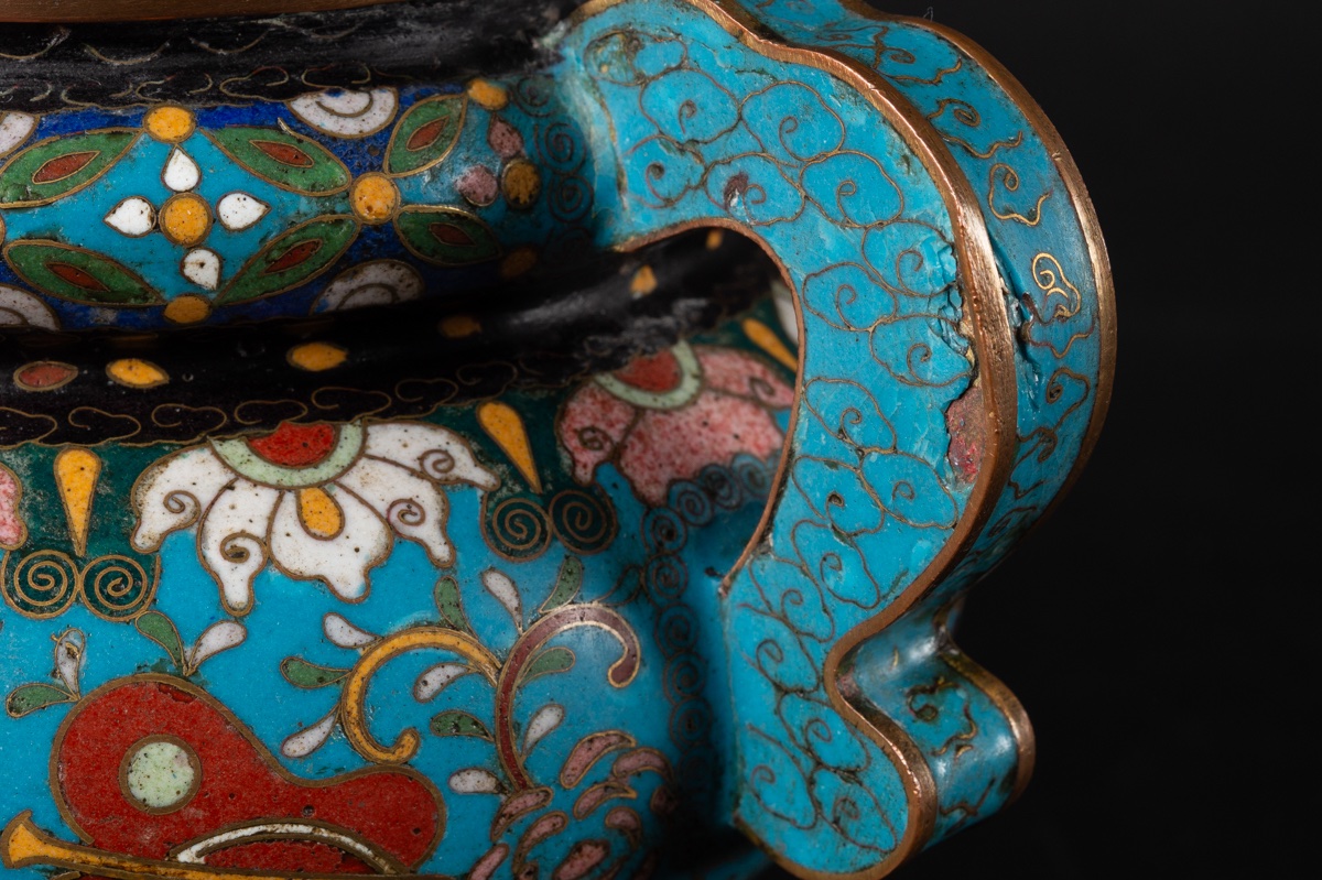 Cloisonné Incense Burner, Japan, Meiji Period (1868–1912). -photo-6
