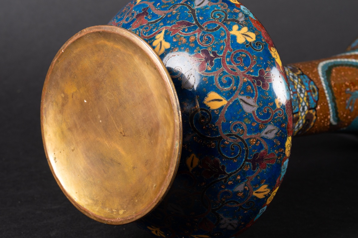 Vase With A Dragon, Cloisonné, Japan, Meiji Period (1868–1912).  -photo-7
