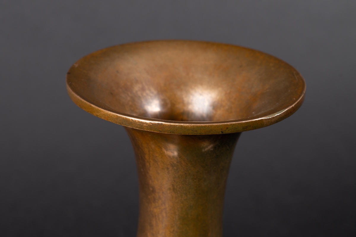 Vase With Lotus Flowers, Bizan, Silver-plated Bronze, Japan, Meiji Era (1868–1912). -photo-1