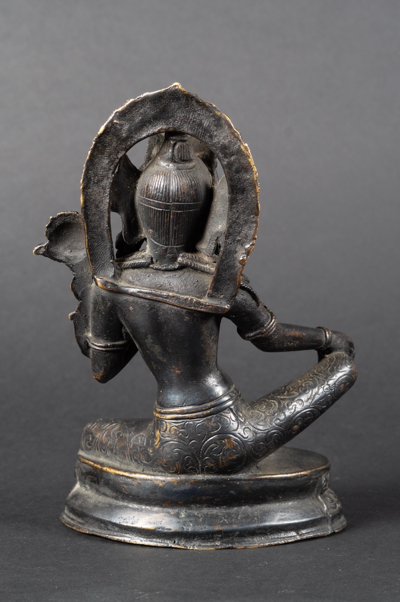 Tara Verte, bronze, Népal, début du XXe siècle    -photo-1
