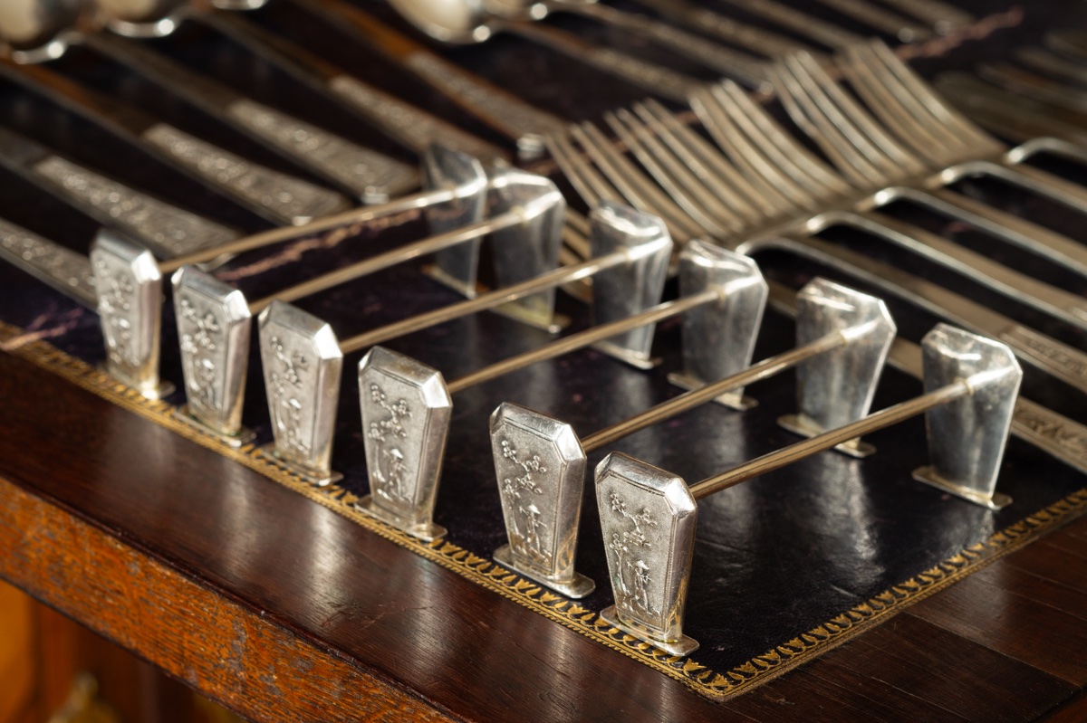 6-person Silver Cutlery Set, Vietnam–poland, 1,530 Grams. -photo-4
