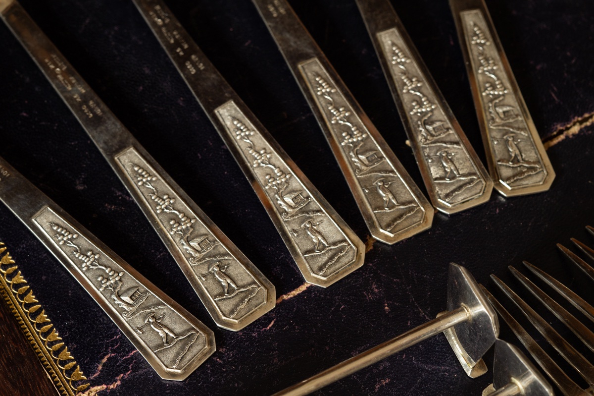 6-person Silver Cutlery Set, Vietnam–poland, 1,530 Grams. -photo-1