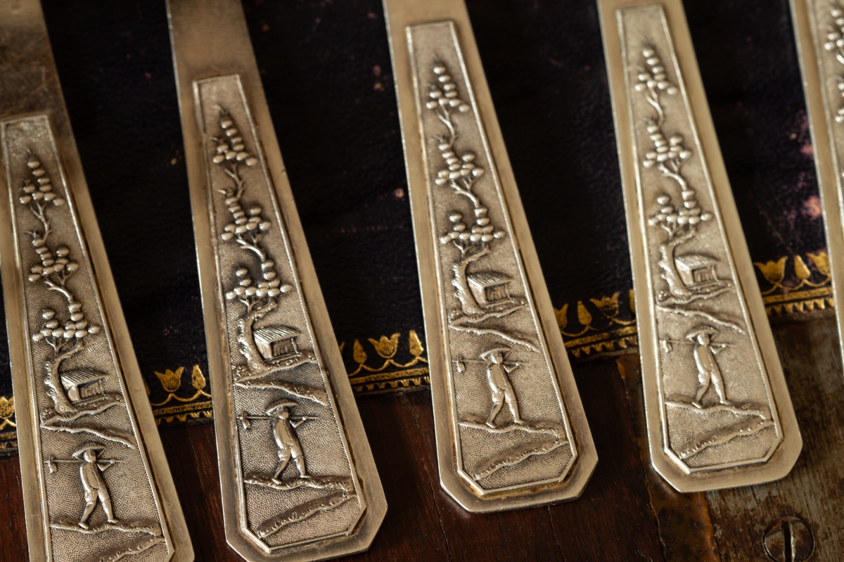 6-person Silver Cutlery Set, Vietnam–poland, 1,530 Grams. -photo-2