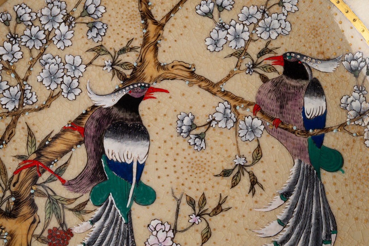 Large Bowl With Birds Of Paradise, Kinkozan, Japan, Meiji Era (1868–1912).-photo-2