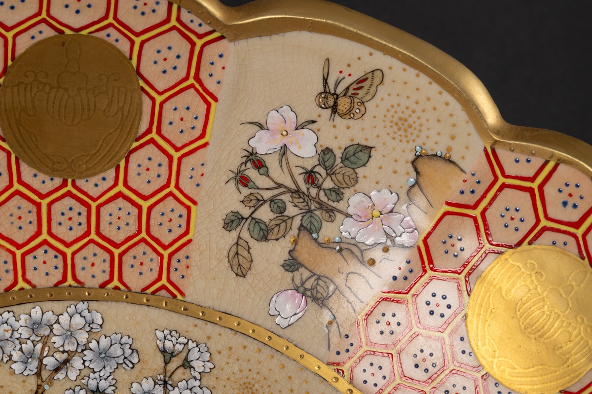 Large Bowl With Birds Of Paradise, Kinkozan, Japan, Meiji Era (1868–1912).-photo-3