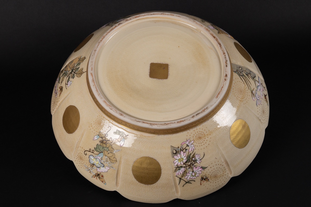 Large Bowl With Birds Of Paradise, Kinkozan, Japan, Meiji Era (1868–1912).-photo-7