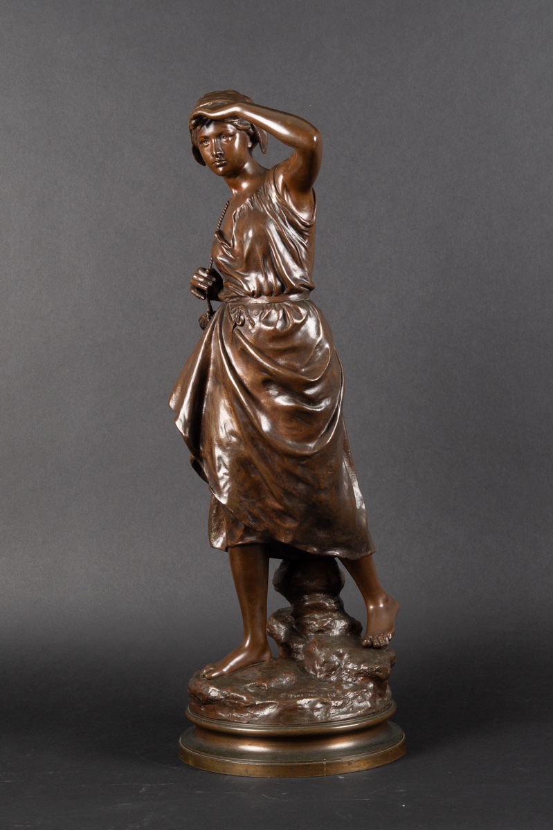 La pêcheuse, Eugène Laurent (1832-1898), France, XIXe siècle  -photo-3