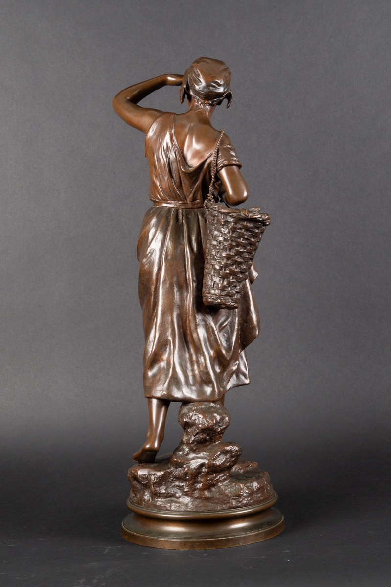 La pêcheuse, Eugène Laurent (1832-1898), France, XIXe siècle  -photo-4