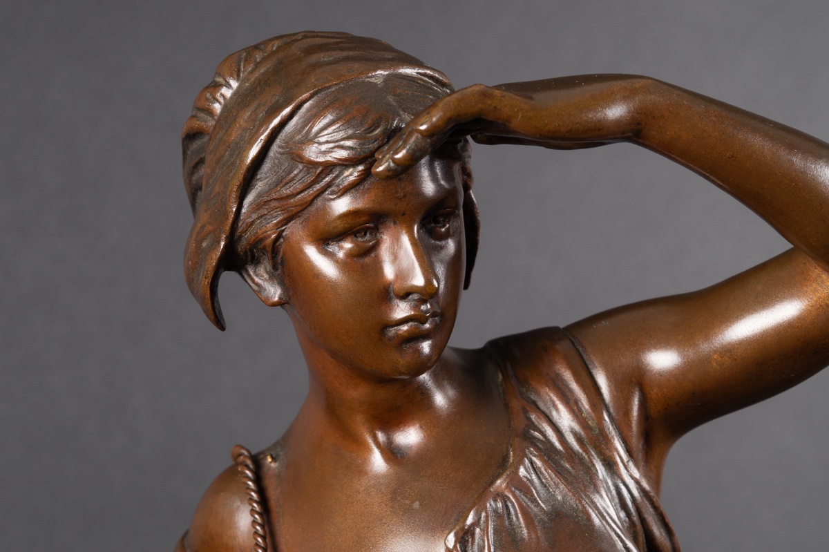La pêcheuse, Eugène Laurent (1832-1898), France, XIXe siècle  -photo-1