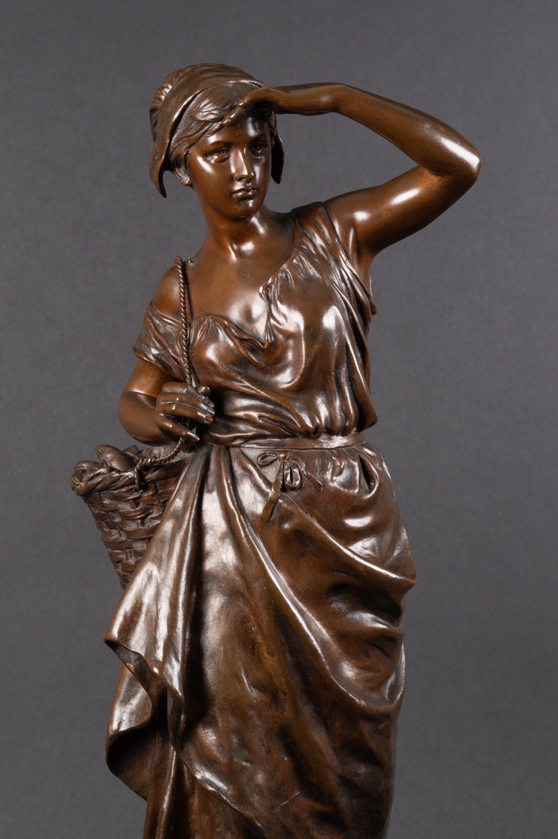 La pêcheuse, Eugène Laurent (1832-1898), France, XIXe siècle  -photo-5