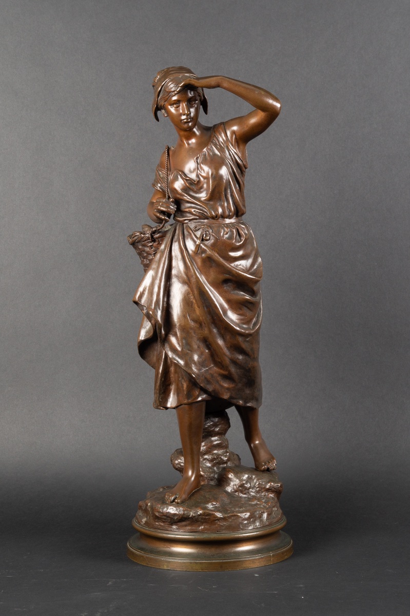 La pêcheuse, Eugène Laurent (1832-1898), France, XIXe siècle  