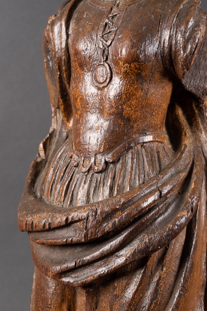 Saint Mary Magdalene (?), Oak, Renaissance, France, Circa 1570    -photo-7