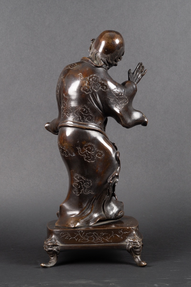 Immortel, bronze, Japon, période Edo - Meiji, XIXe siècle. -photo-4