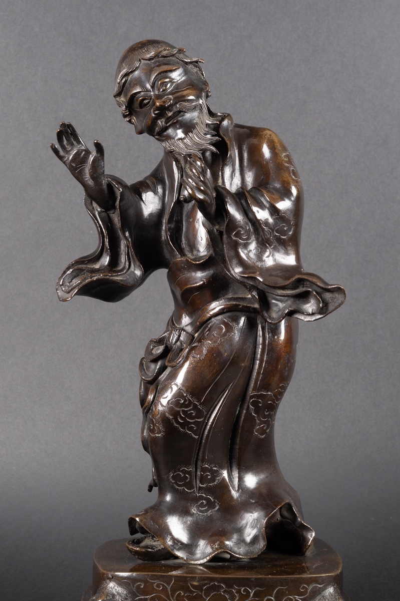 Immortel, bronze, Japon, période Edo - Meiji, XIXe siècle. -photo-1