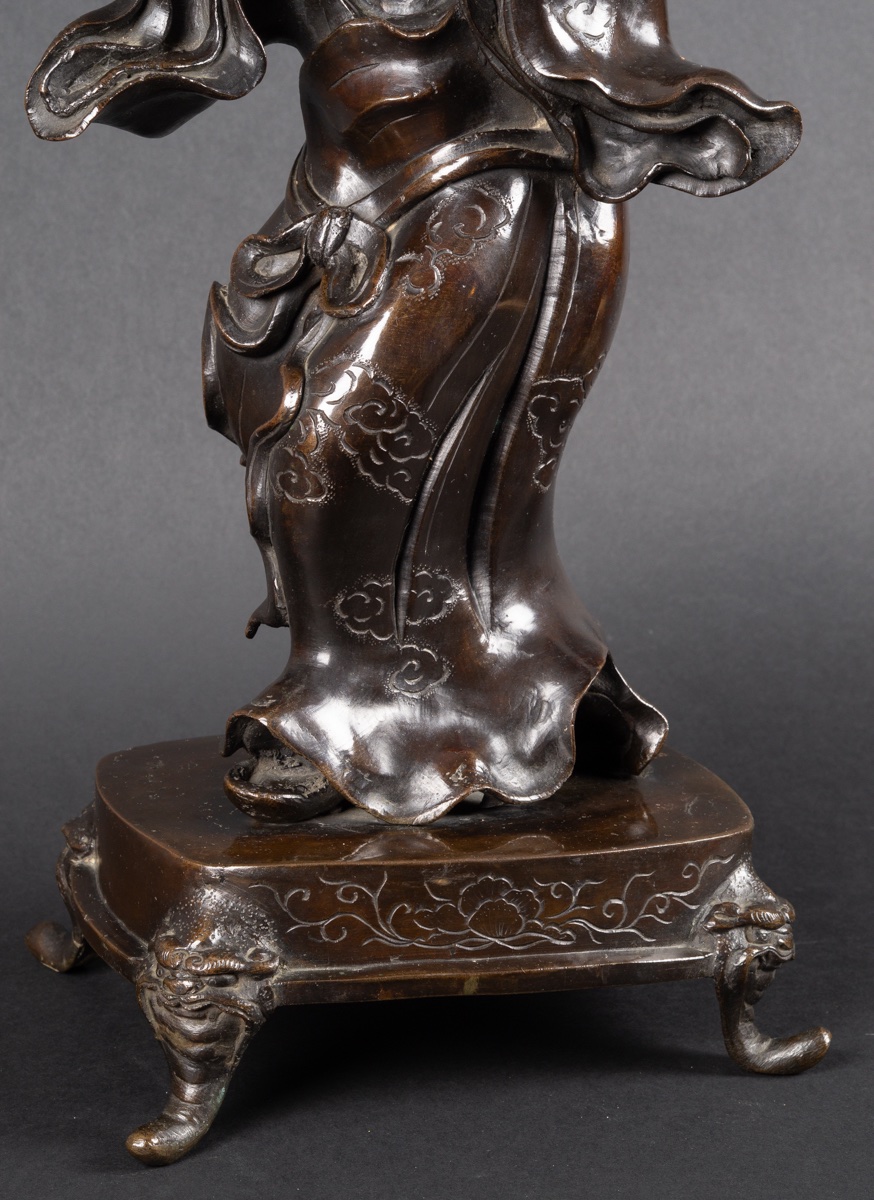 Immortel, bronze, Japon, période Edo - Meiji, XIXe siècle. -photo-3