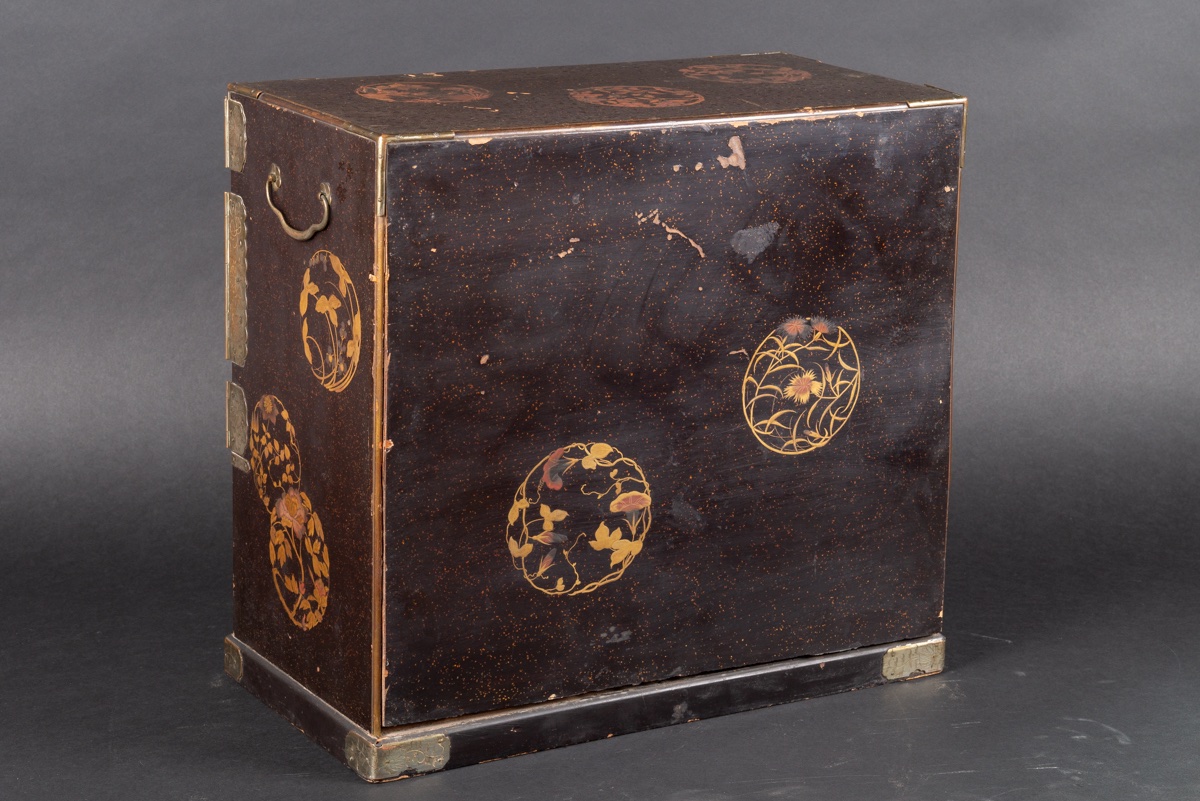 Cabinet, laque maki-e, Japon, ère Meiji (1868-1912) -photo-8
