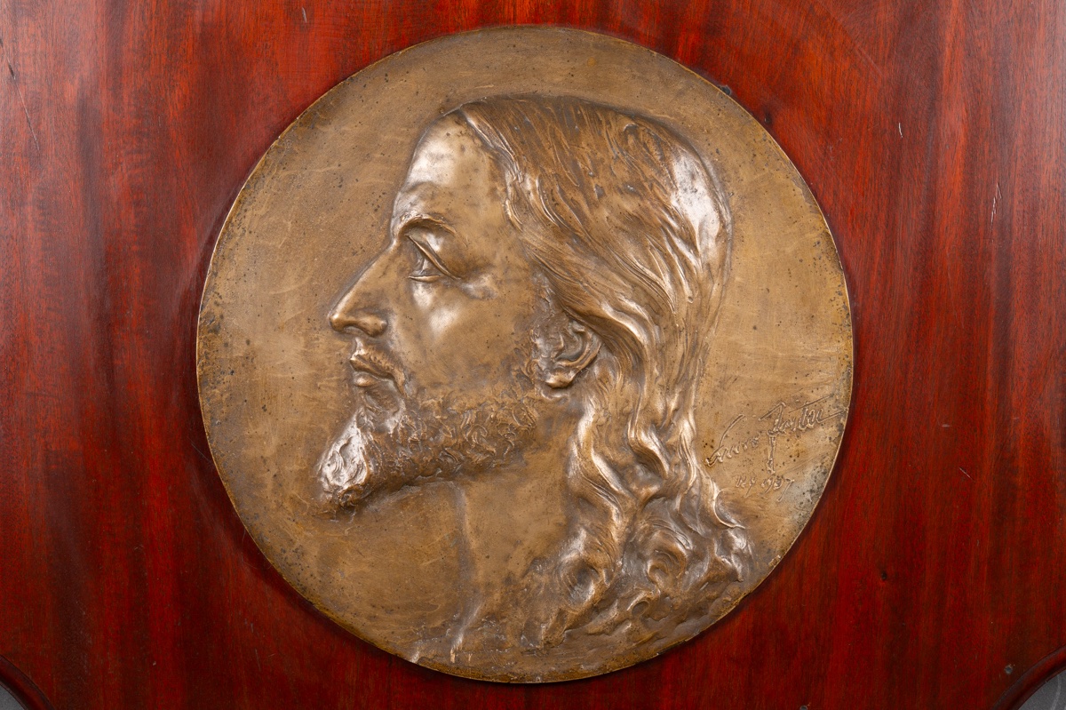Medallion – Jesus Christ, Art Nouveau, New York, 1907.  -photo-4